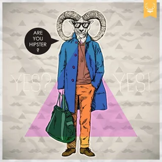 人物插画丨时髦创意兽首008丨丰富版面丨PPT素材