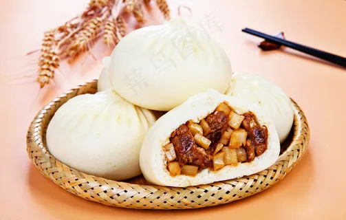 包子高清图片 早餐 早点 食物