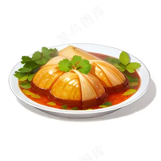 橙色果冻糕点美食西式95