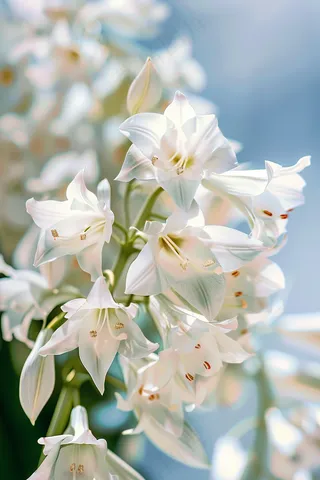 白百何鲜花花束摄影图