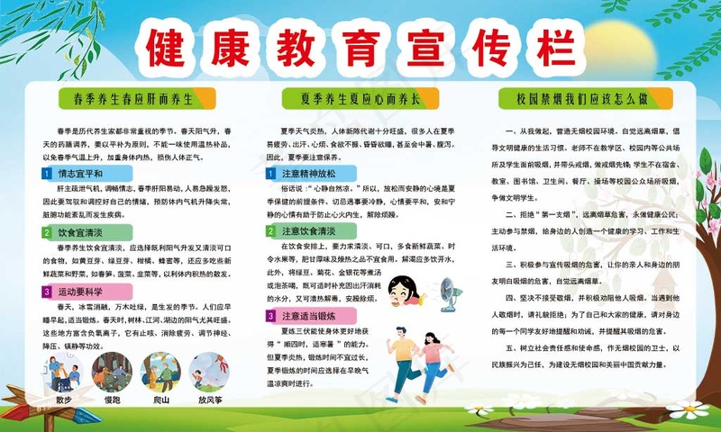 健康教育中医篇psd模版下载