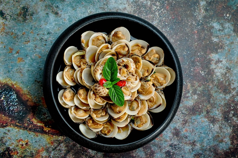 麻辣花甲美食