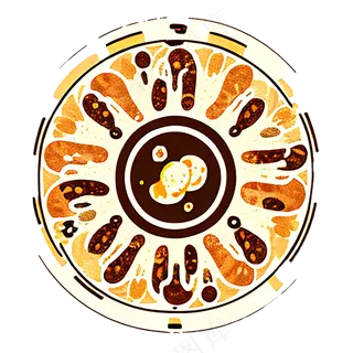 披萨馅饼西餐插画食物