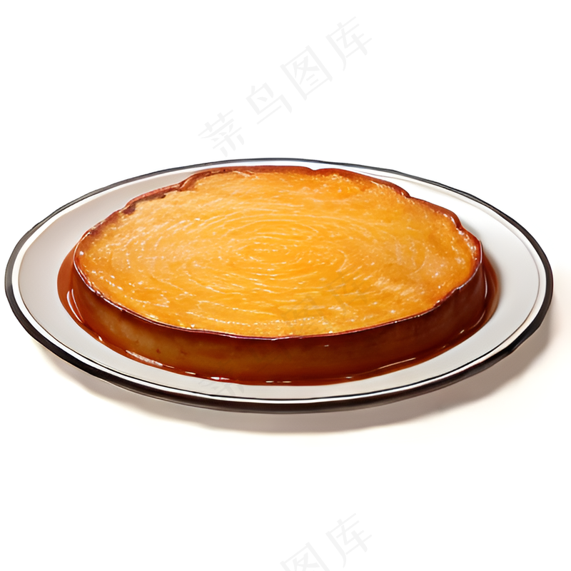 橙色果冻糕点美食西式78