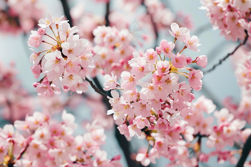 春日樱花花朵摄影图(4032x2688)