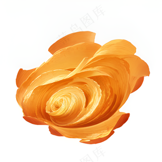 橙色 手绘 诱人 酱料 柠檬 液体 米其林 免抠 素材17