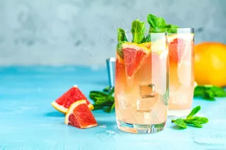 薄荷西柚果汁