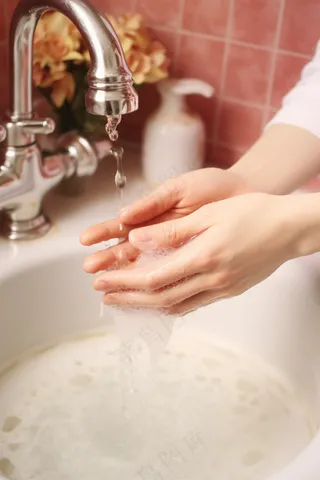 洗手清洁卫生摄影图