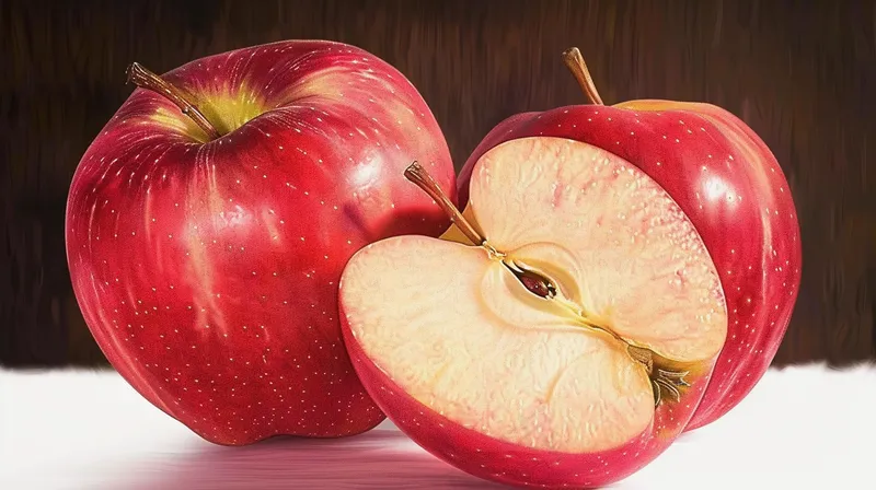 红苹果水果摄影图(4368x2448)