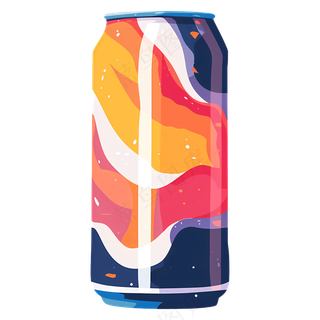 免扣彩色卡通瓶子