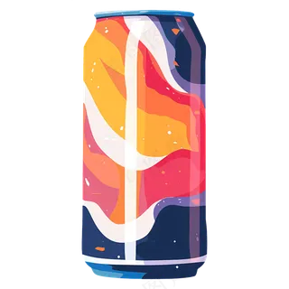 免扣彩色卡通瓶子