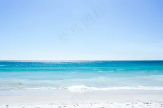 大海沙滩图片