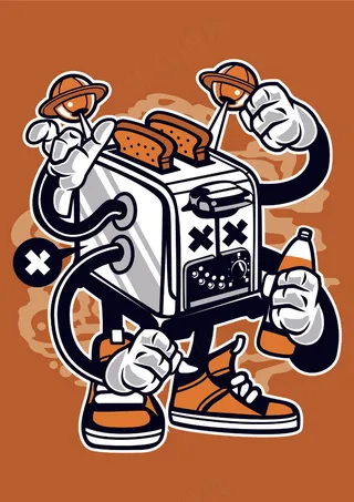 赛博朋克手绘动漫人物 (2)