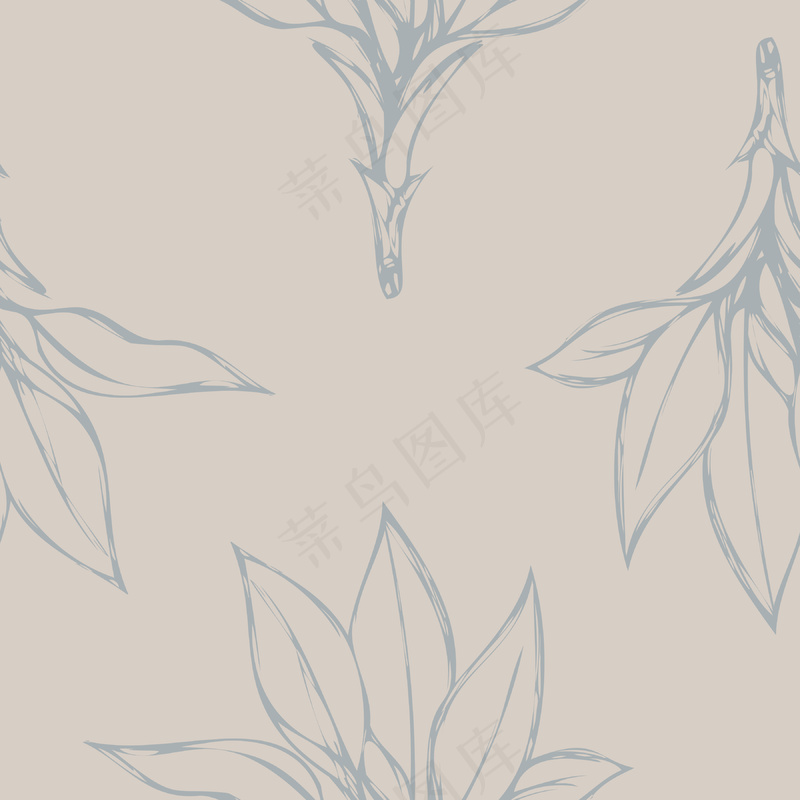 植物森系底纹