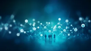 蓝色科技医疗高清背景