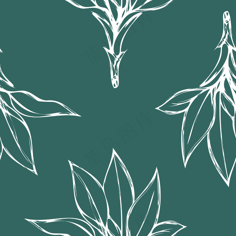 植物森系底纹