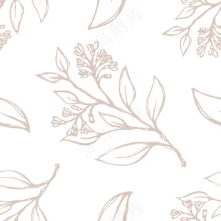 植物森系底纹