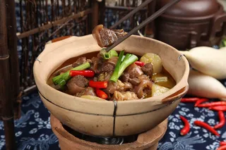 砂锅羊肉美食