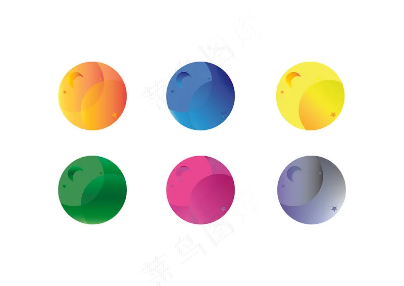 图标底图ai矢量模版下载