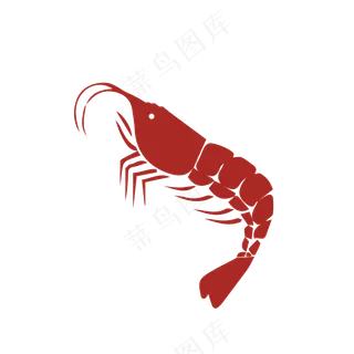 免扣红色龙虾图标