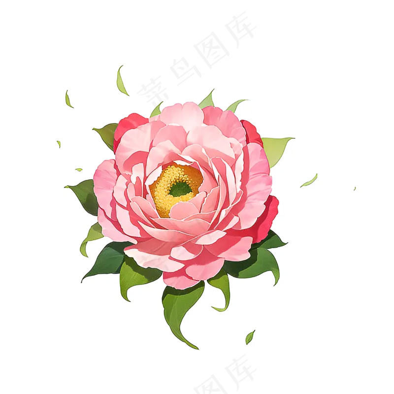 粉色花朵桃花玫瑰免抠素材40