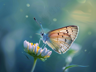 蝴蝶春天花丛蝶恋花摄影图