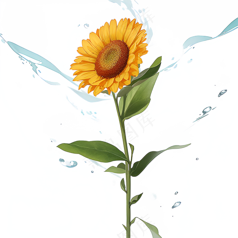 黄色向日葵免抠素材108
