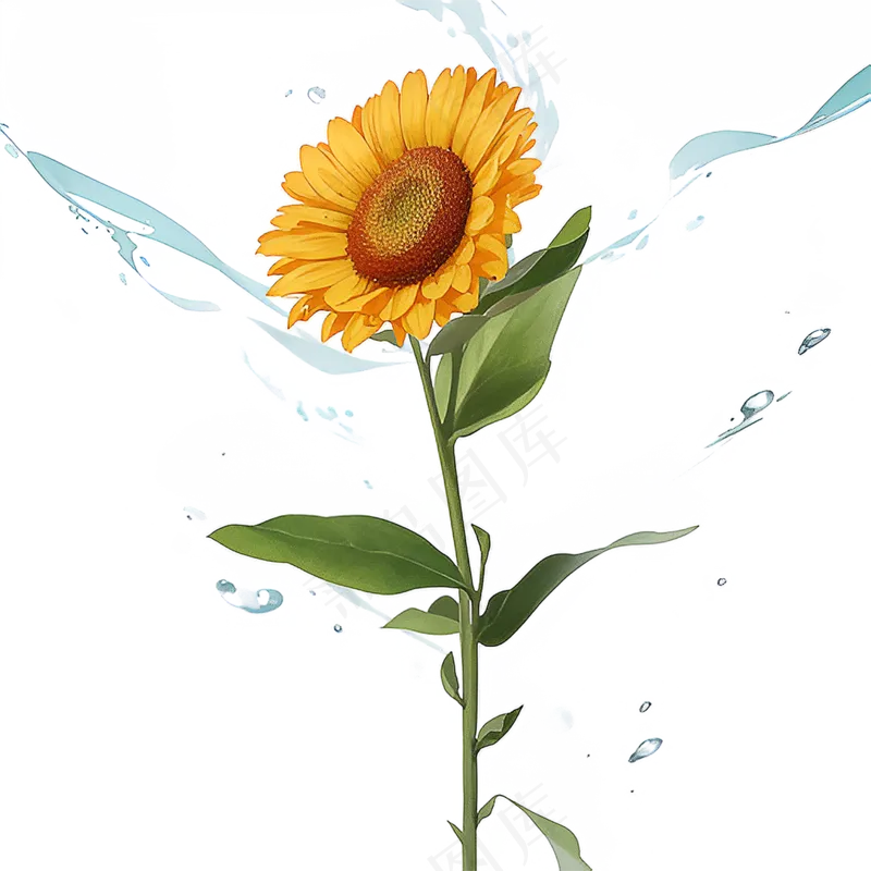 黄色向日葵免抠素材108