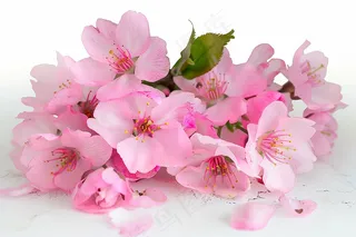 春日樱花花朵摄影图