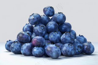 蓝莓水果摄影图