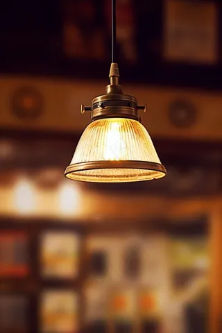 简约大气灯复古背景