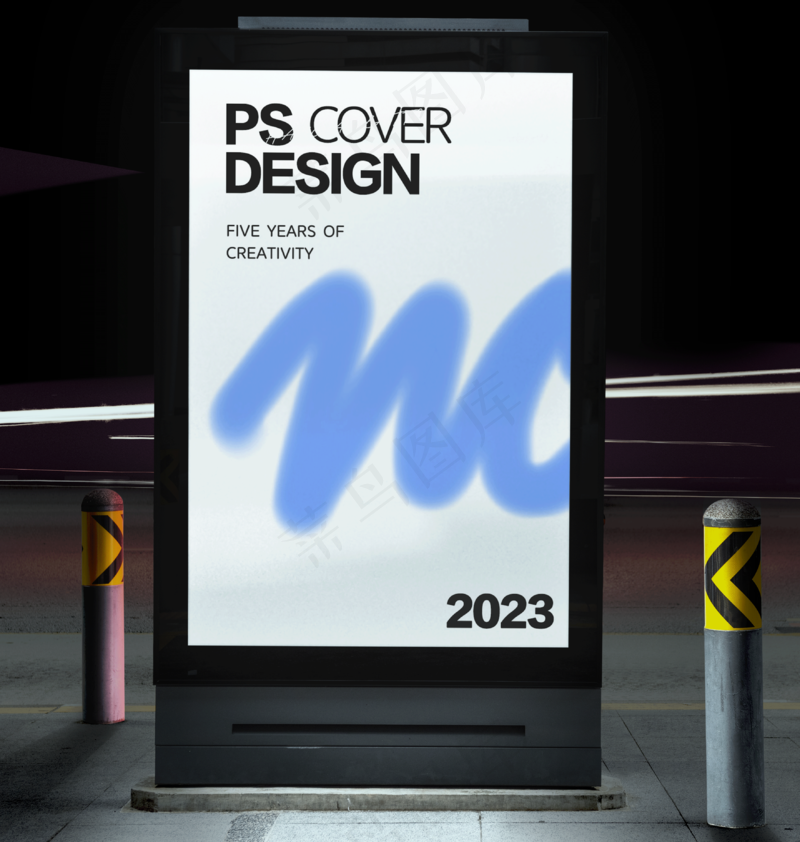 地铁站车站广告牌灯箱样机1样机