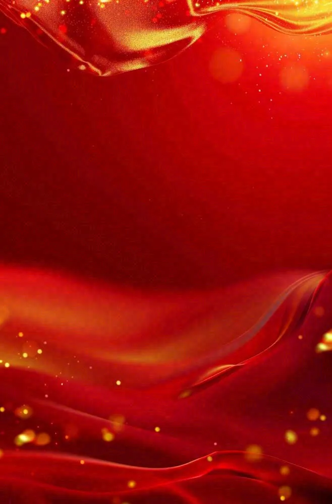 简约红色纹理背景金色颗粒光效科技线条国庆党建年会活动背景(896x1360)