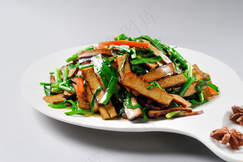韭菜炒豆干家常菜