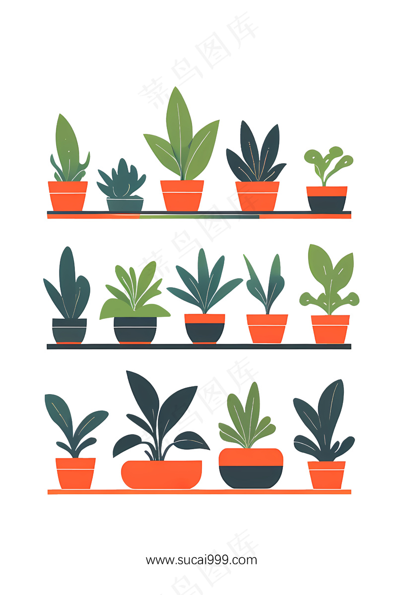 小清新绿色植物