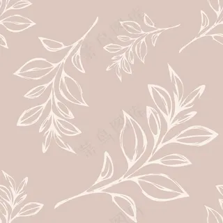 植物森系底纹