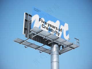 户外现实场景广告牌样机14