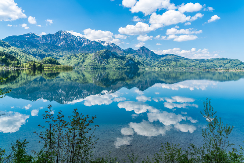 湖光山色图片