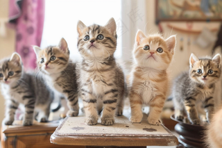 猫咪宠物猫可爱动物摄影图