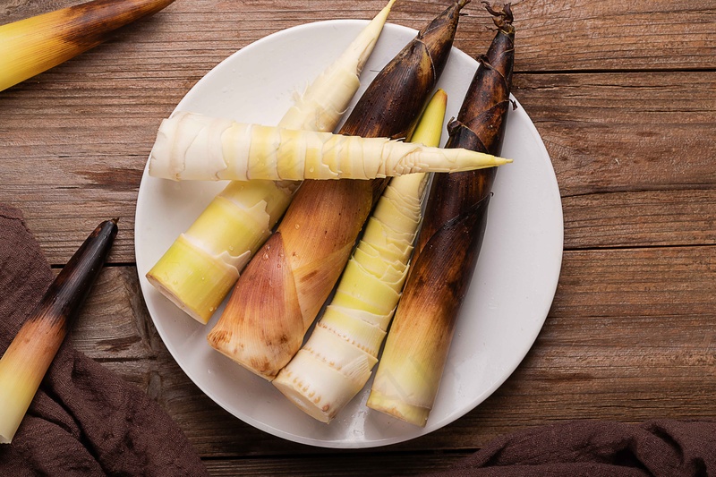 新鲜时令竹笋食材