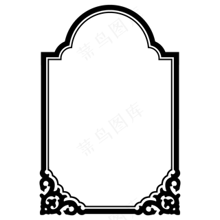 装饰边框矢量免扣AI素材