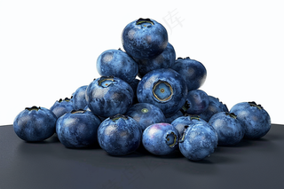 蓝莓水果摄影图