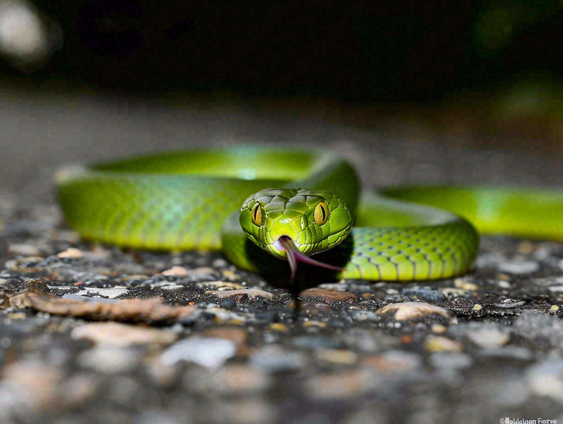蛇陆地爬行动物摄影图