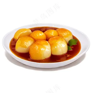 橙色果冻糕点美食西式54