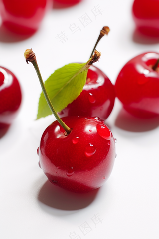 新鲜樱桃车厘子水果摄影图