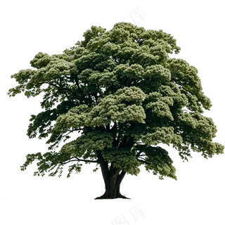 PSD免抠树泡桐树