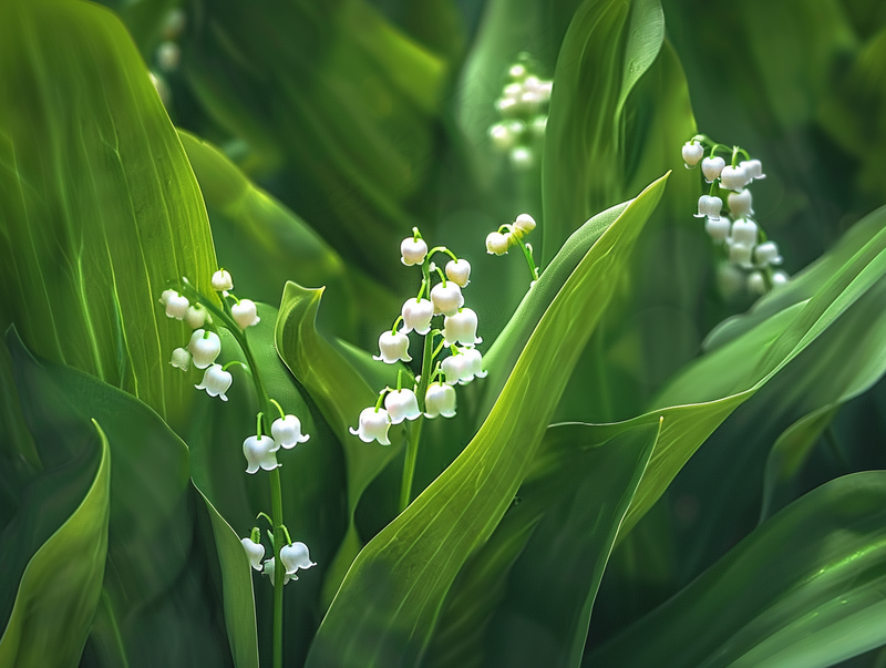 铃兰花植物花朵摄影图(3696x2784)