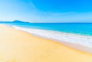 大海沙滩图片