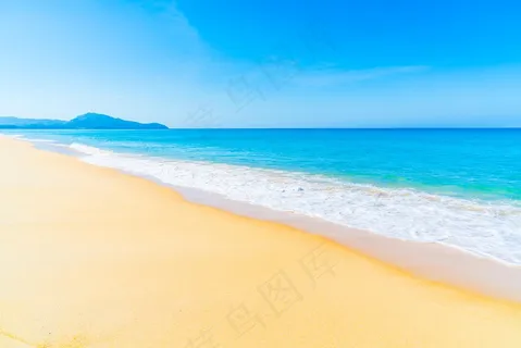大海沙滩图片 大海沙滩图片