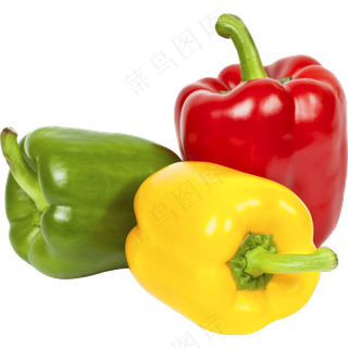 免抠多色彩椒素材